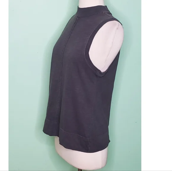 ANTHROPOLOGIE  Mock Neck Sleeveless Tank - Picture 5 of 8